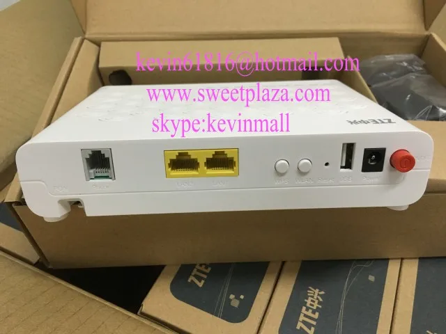 ZTE GPON ОНУ zxhn f612w с 2 портами Ethernet + 1 Голосовой порт WiFi маршрутизатор sip или h.248