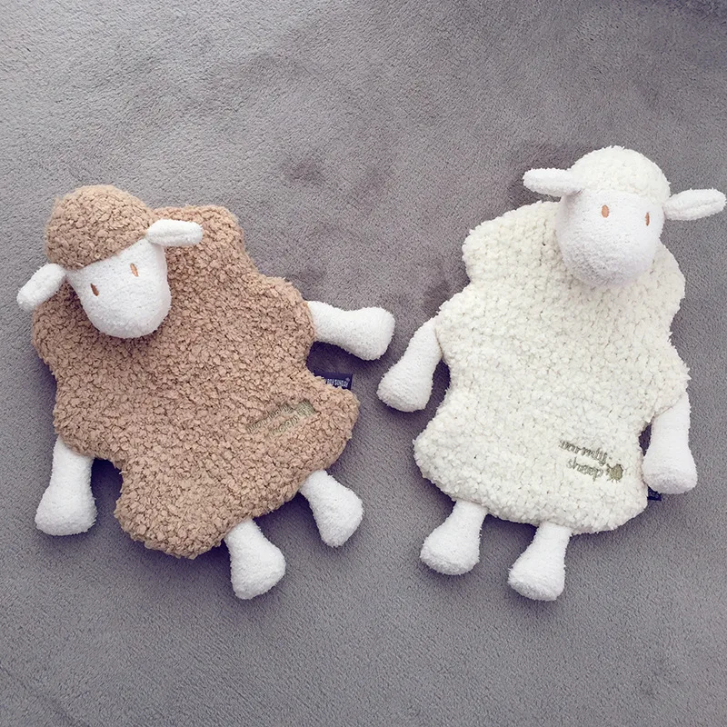 

Japanes stye lovely sheep and goodnight moon water injection hot water bag decorative pillows, doll gifts