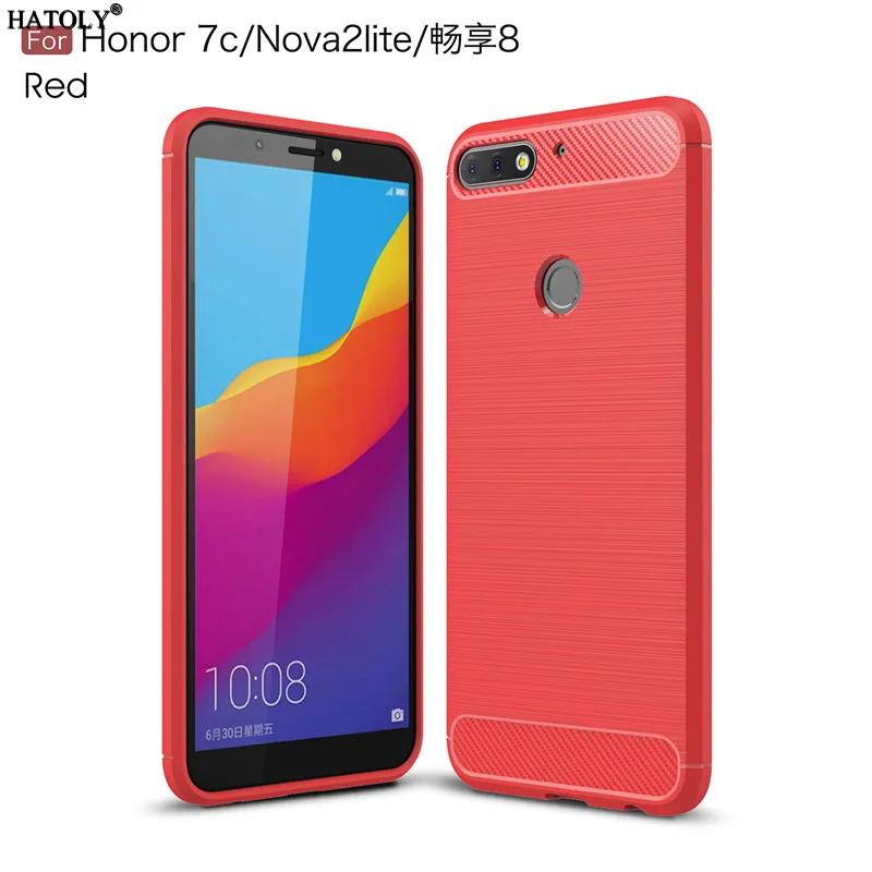 Чехол HATOLY для Huawei Honor 7C мягкий резиновый чехол из ТПУ телефона / Y7 Prime 2018 Pro Enjoy 8