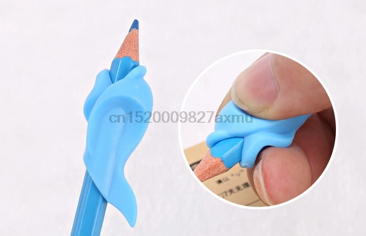 1000 шт. Детей Силиконовый держатель карандаш перо сцепление помощь коррекции