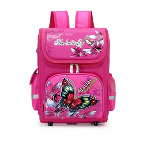 Детский мультяшный школьный рюкзак EVA, Детские ортопедические школьные сумки для девочек, школьные рюкзаки с бабочками, Mochila infantile