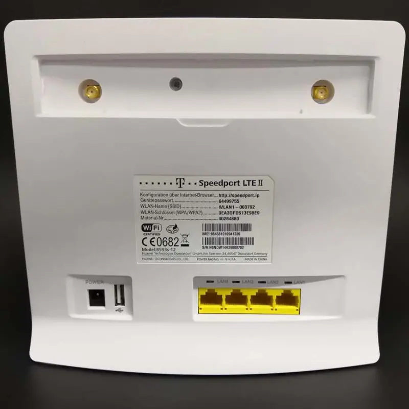 

Unlocked New HUAWEI B593 B593s-12 B593u-12 4G LTE Router with Sim Card Slot 4G LTE WiFi Router with 4 Lan Port PK B310,B315