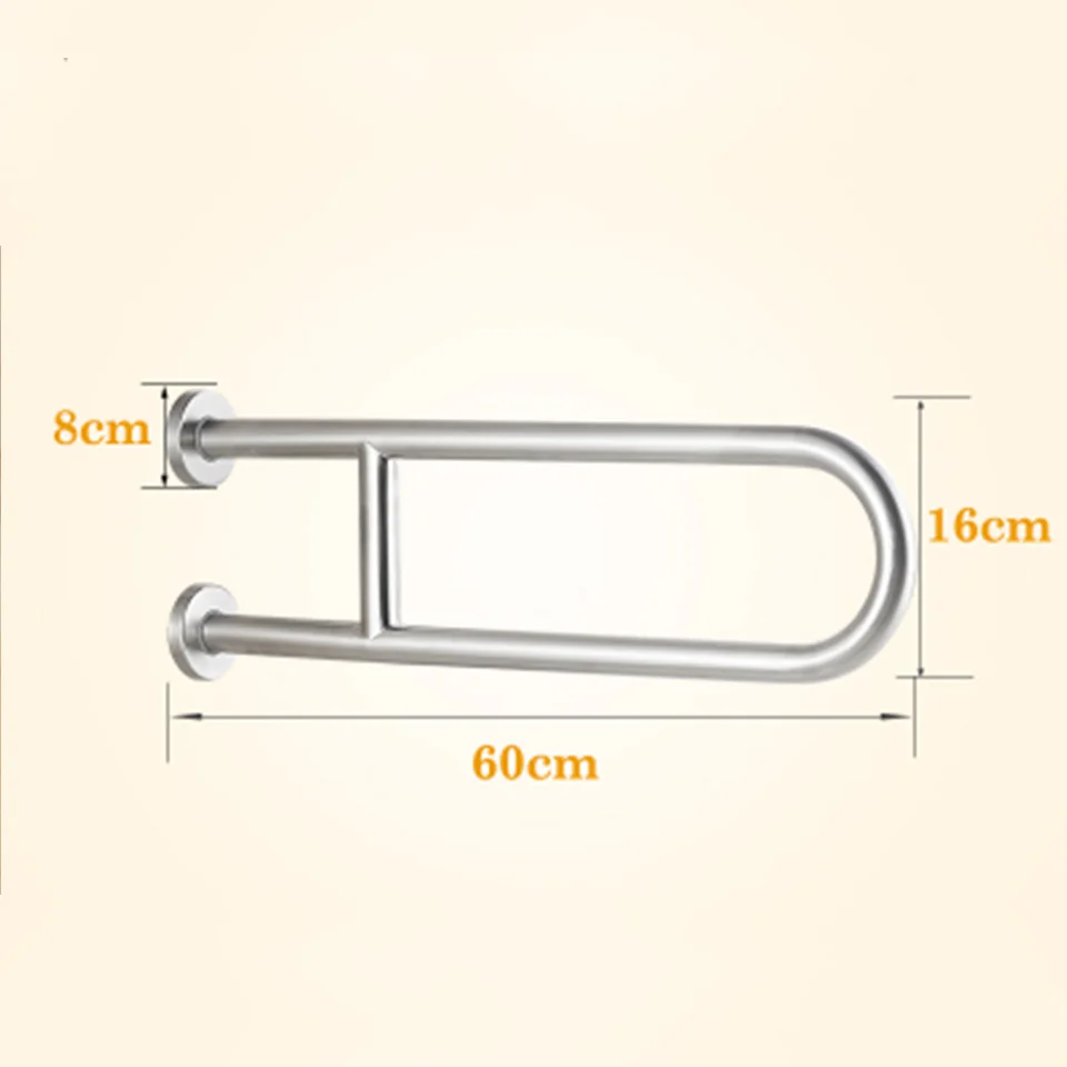 Прижимная планка для туалета OKAROS нержавеющая сталь ручка захвата барная стойка