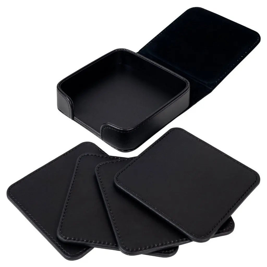 Набор из 4 предметов коврик для кофейных чашек квадратные подставки кружек