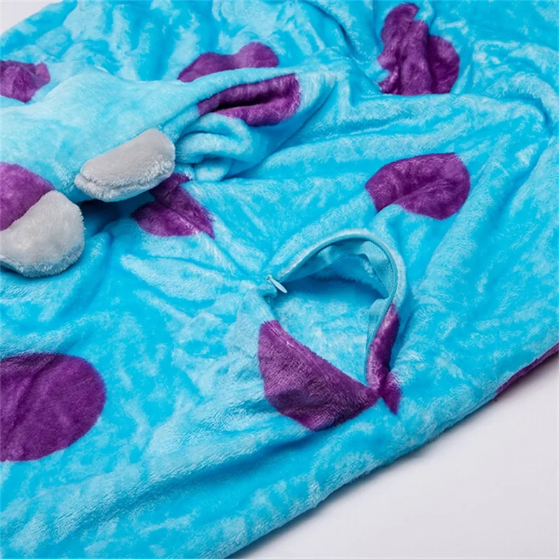 Салливан Монстр Onesie животных Детские мультфильм Салли пижамы для мальчиков и
