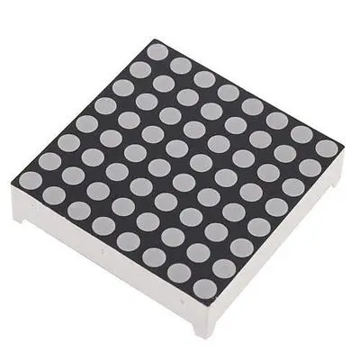 5 шт. 8x8 3 мм точечный матричный дисплей красный светодиодный общий анод diy