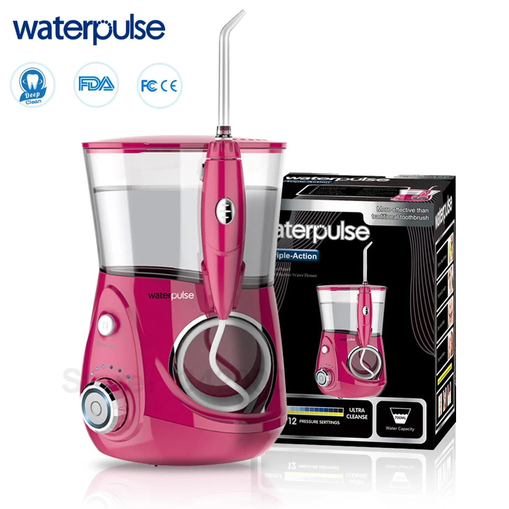 Waterpulse V660R ирригатор Стоматологическая воды Flosser для Семья Ирригатор полости рта