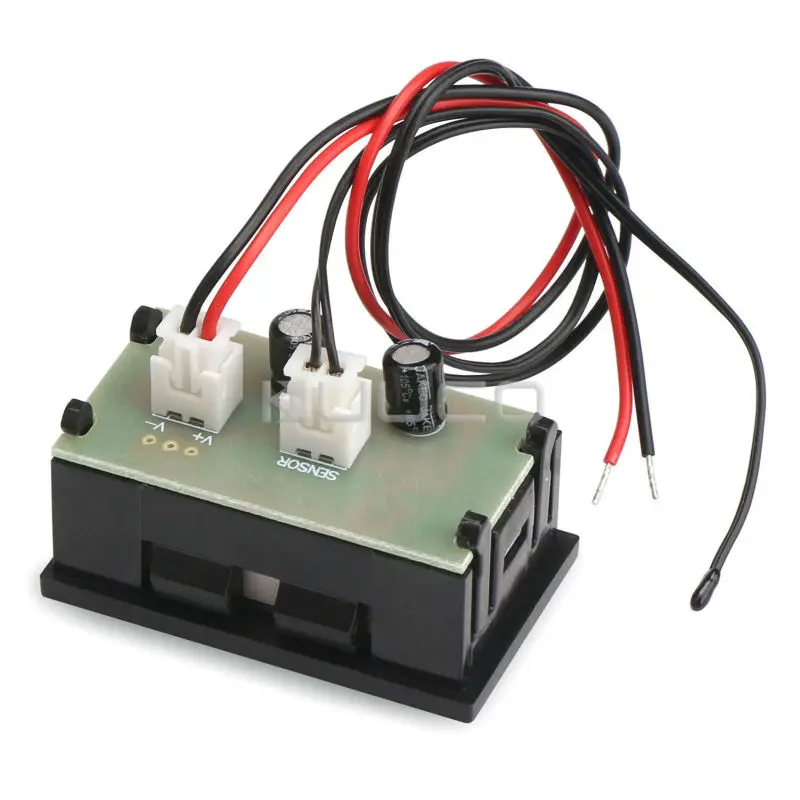 Цифровой термометр 30 градусов до + 70 Зеленый светодиодный цифровой тестер