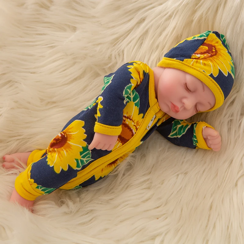 10 дюймов полный тела силикона Reborn младенцы кукла Ванна игрушка реалистичные Новорожденные куклы