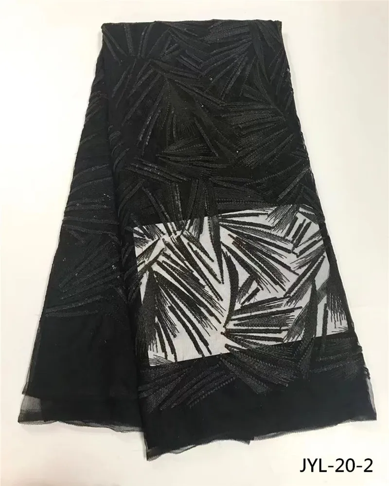 Charming pattern african french lace fabric with sequins high quality net tulle for woman party dress JYL-20 | Дом и сад