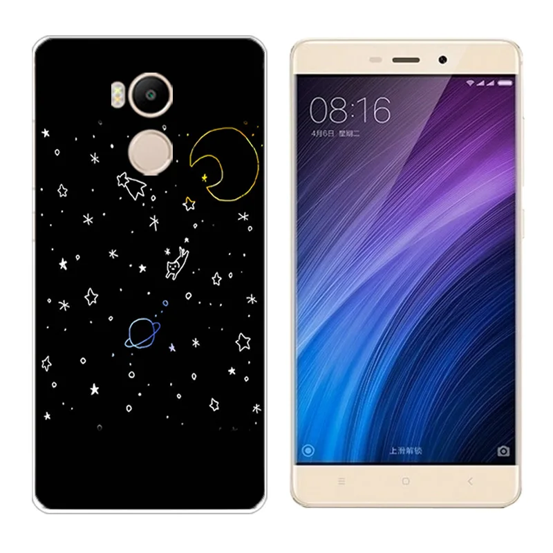 Чехол для Xiaomi Redmi 4 Prime TPU мягкие чехлы мобильных телефонов силиконовый чехол Pro Smiley