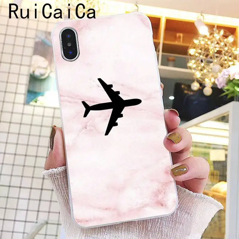 A8 Ruicaica Мультфильм Воздушный самолет новинка чехол для телефона Fundas для iPhone 8 7 6 6S Plus X XS MAX 5 5S SE XR 10 Чехол - Цвет: A8