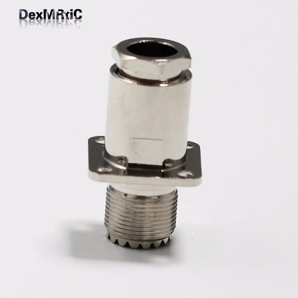 1 шт. Новый RF UHF гнездовой разъем с для RG8 RG213 LMR400 4-отверстие Панельное крепление