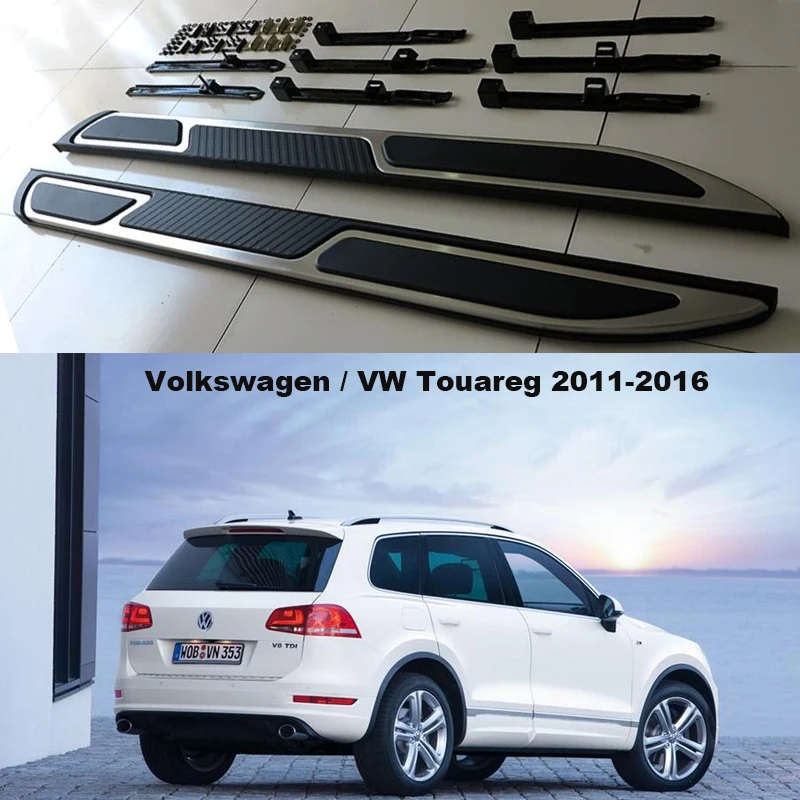 Автомобильные подножки для Volkswagen VW Touareg 2011 2016 Боковые педали высокого качества
