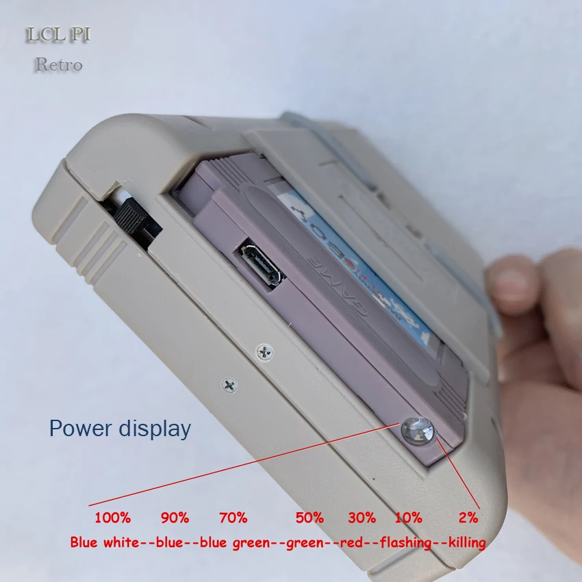 Игровая консоль LCL-Pi Retro Raspberry Pi для gameboy ручной джойстик с супер IPS/Shock pi 3B/B + 64 ГБ