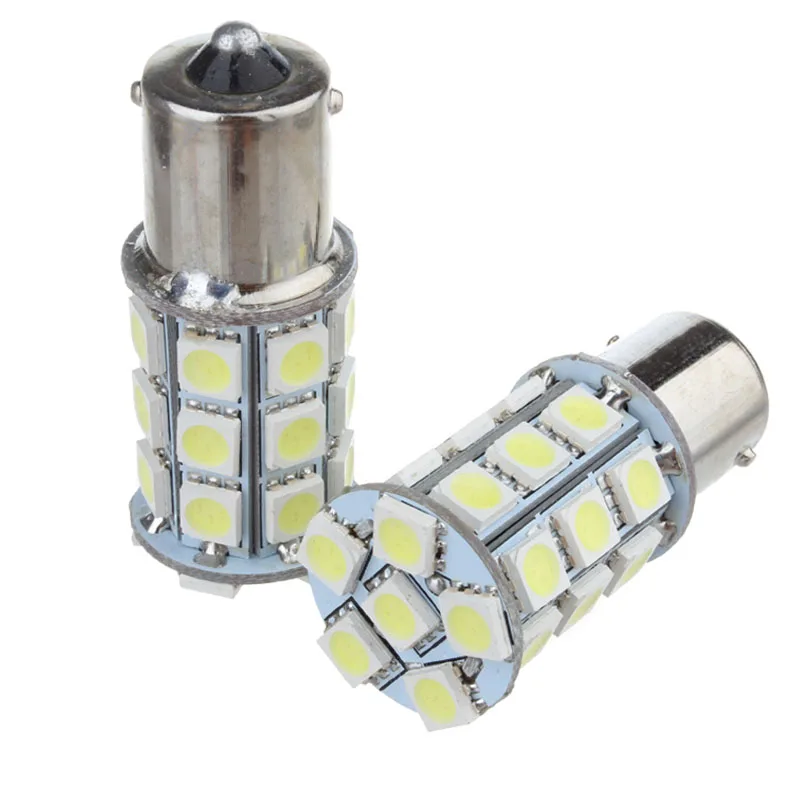 

1 шт. качественный P21W BA15s 1156 5050 SMD 27 светодиодный Автомобильный источник света, автомобильный тормоз, резервные сигнальные лампы, s лампы, DC12V ...