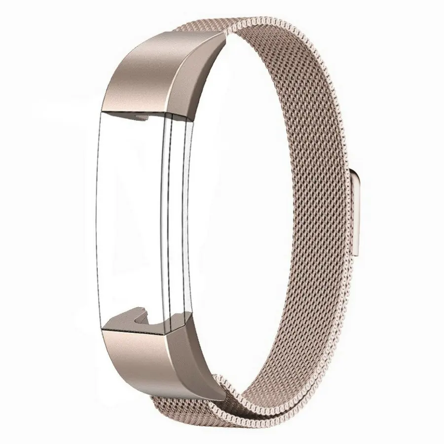 Для Fitbit Alta HR и Alta полосы Joyozy Сменная сетка петли из нержавеющей стали металлические полосы серебро розовое золото черный радуга
