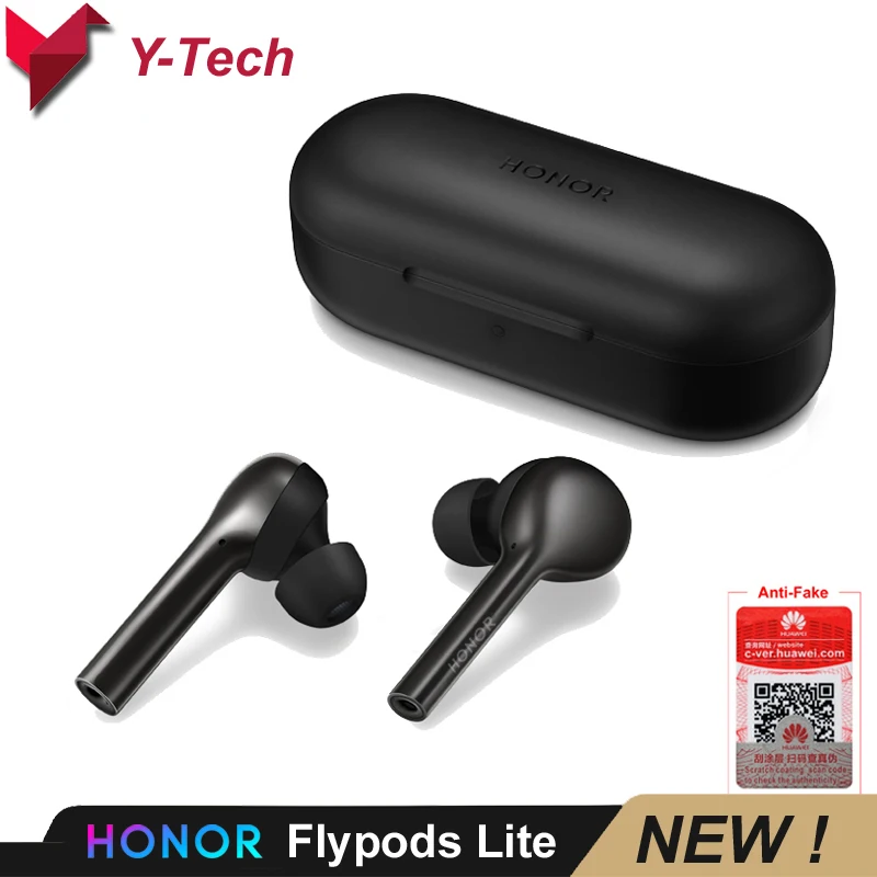 Huawei Honor Flypods Lite huawei Bluetooth гарнитура AM-H1C Беспроводные Наушники Hi-Fi влагозащищенный IP54 контроль беспроводного заряда