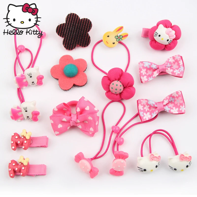 Подарочный набор hello kitty детские шпильки волосы аксессуары для девочек зажимы
