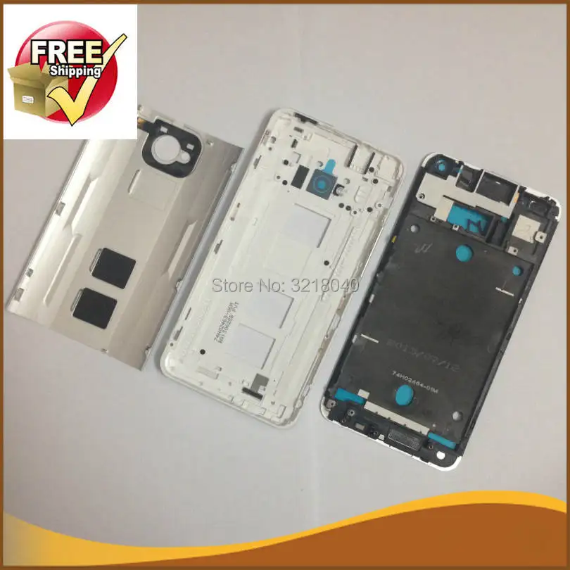 1 шт Передняя рамка для htc ONE M7 802D 802W 802T двойная карта передняя рамка пластина черный белый цвет
