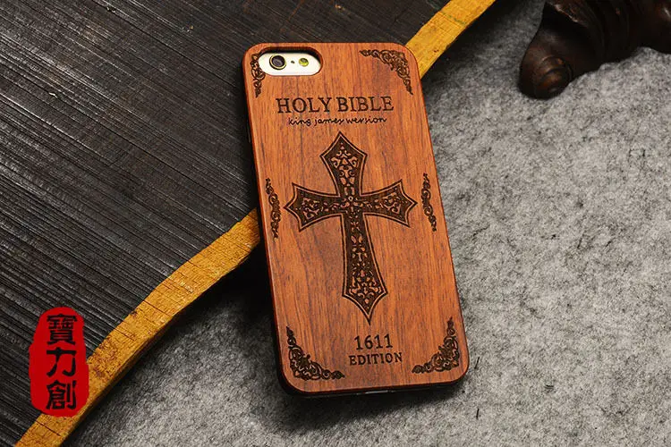 Чехол накладка из бамбукового дерева для телефона Henna Shull мандала цветы Apple Iphone 5s 5