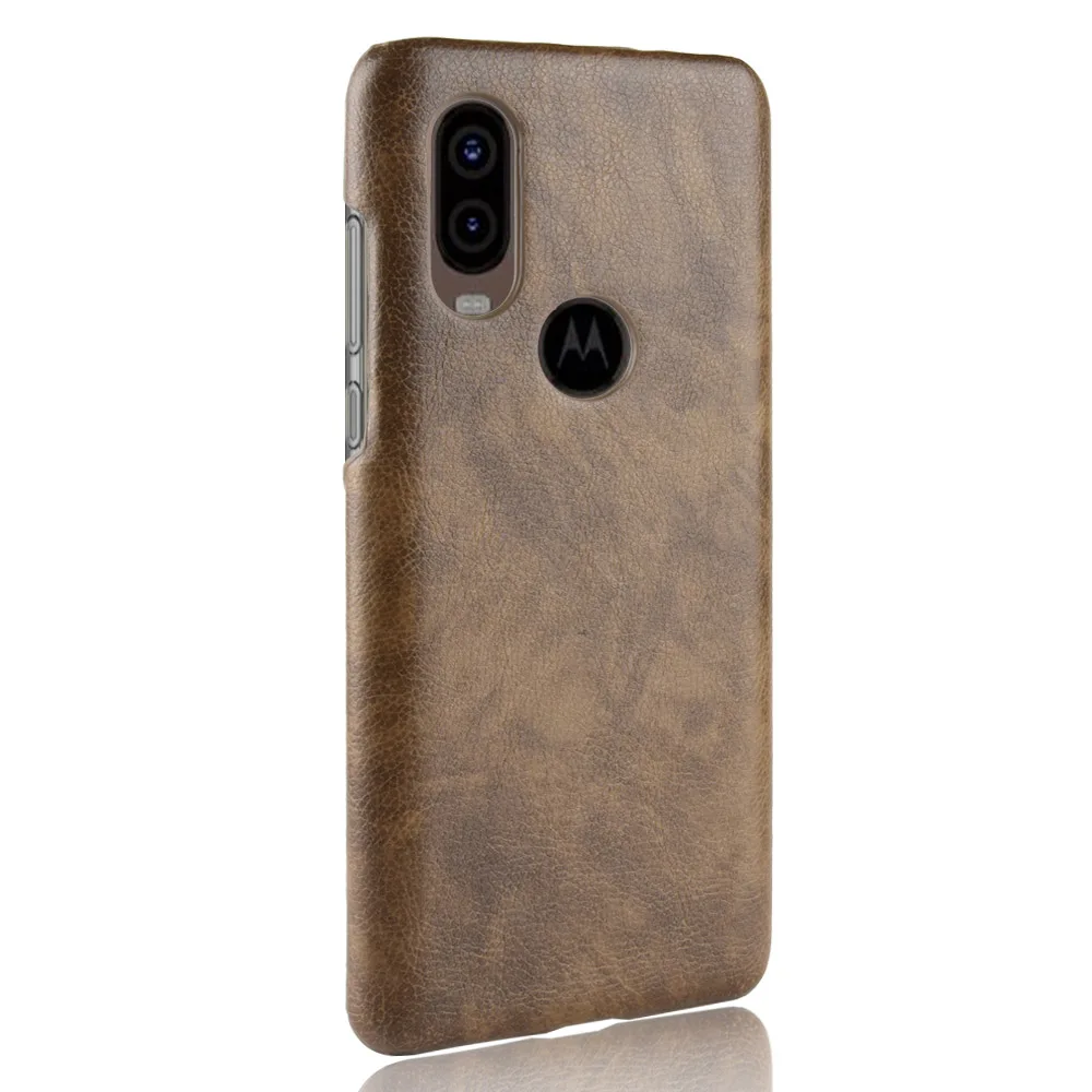 Чехол для телефона из искусственной кожи с узором Личи в стиле ретро для Motorola One Vision MOTO ONE POWER для MOTO P40 Z4 PLAY Z3 PLAY P30PLAY P30 NOTE