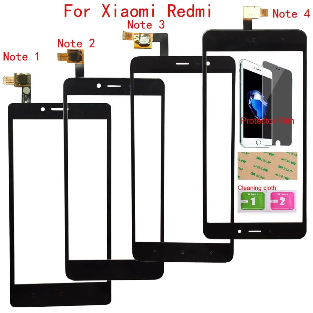 Сенсорный экран для Xiaomi Redmi Note 1 2 3 4 3X Note2 Note3 Note4|Сенсорные панели (тачскрин)| |
