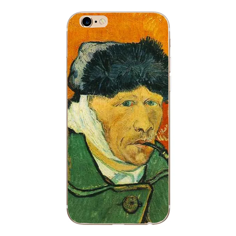 Винтажный художественный чехол для iphone X 8 8plus 7 7plus 6s 5 5S se Чехлы цветочный Рисунок