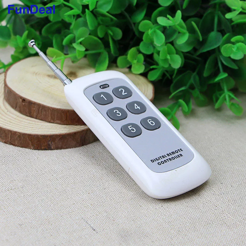 433 МГц 6Ch Беспроводной RF пульт дистанционного управления обучающий код EV1527 PT2264