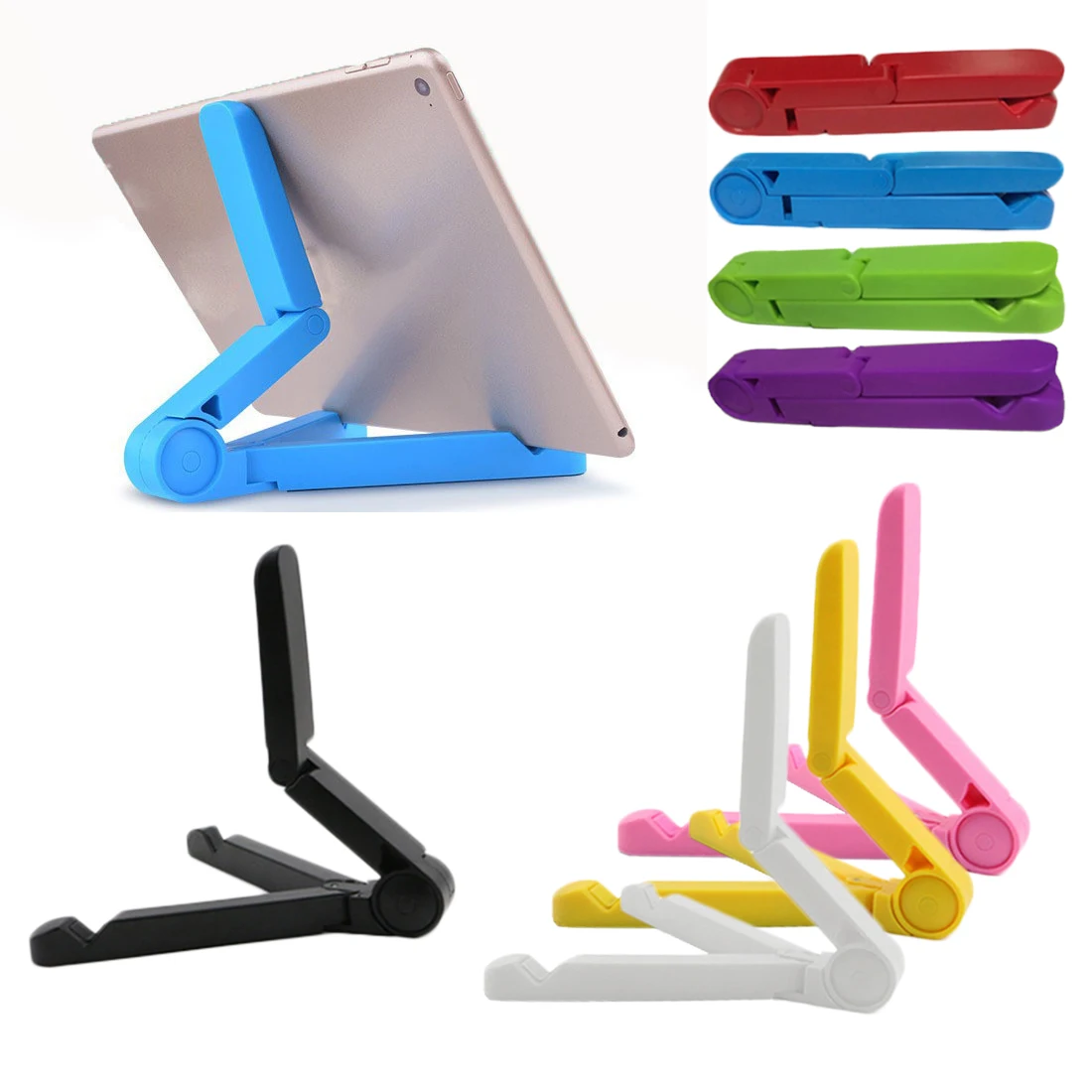 Универсальный складной держатель для планшета телефона Регулируемый Настольный
