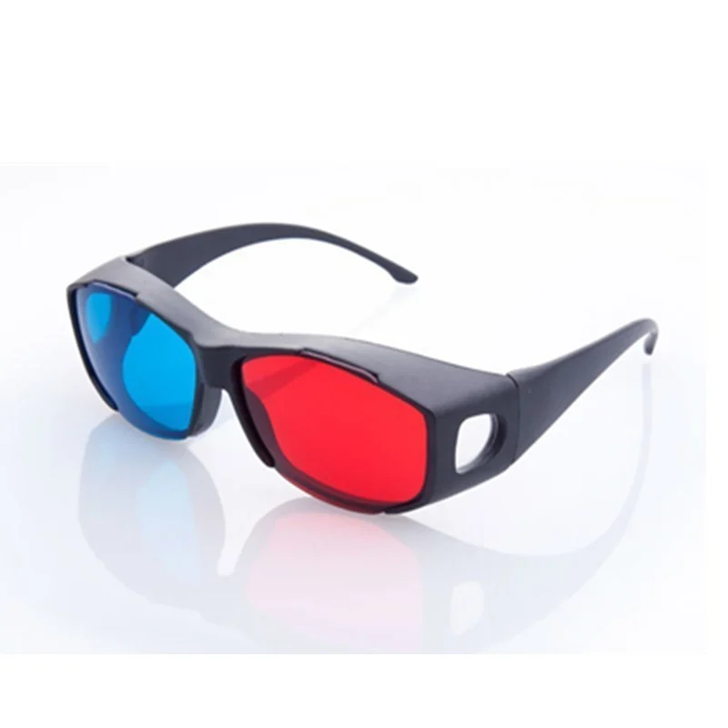 2018 новые модные красные синие 3D очки Anaglyph Framed Vision для игры Стерео фильм объемные
