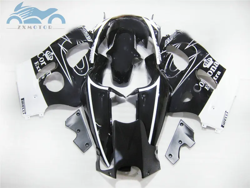 Free Custom ABS fairings kit for SUZUKI GSXR750 GSXR 600 1996-2000 SRAD sport fairing kits GSXR600 96-00 black corona bodyworks |
