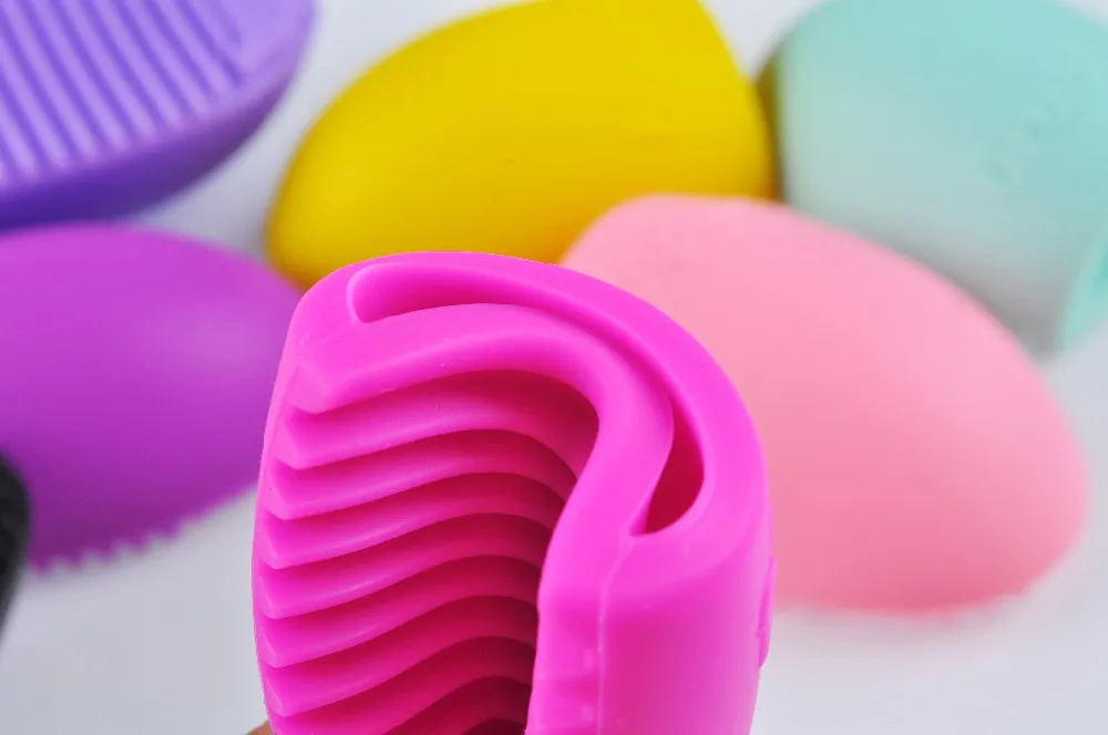 Горячая Распродажа! Один шт Чистящие кисти для макияжа силиконовые перчатки