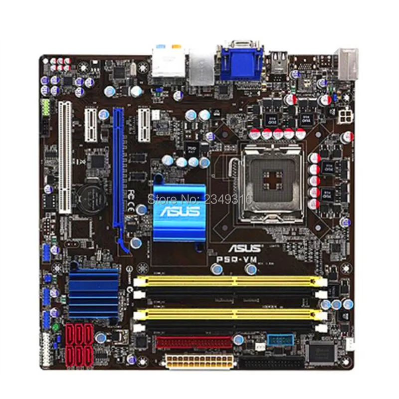 Для ASUS P5Q-VM используется оригинальная материнская плата с разъемом LGA 775 DDR2 G45 настольная материнская плата