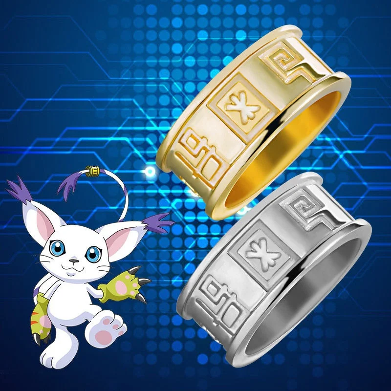 Цифровой Монстр дигимон ангевомон фрахт святое кольцо 925 серебряное Ожерелье S925