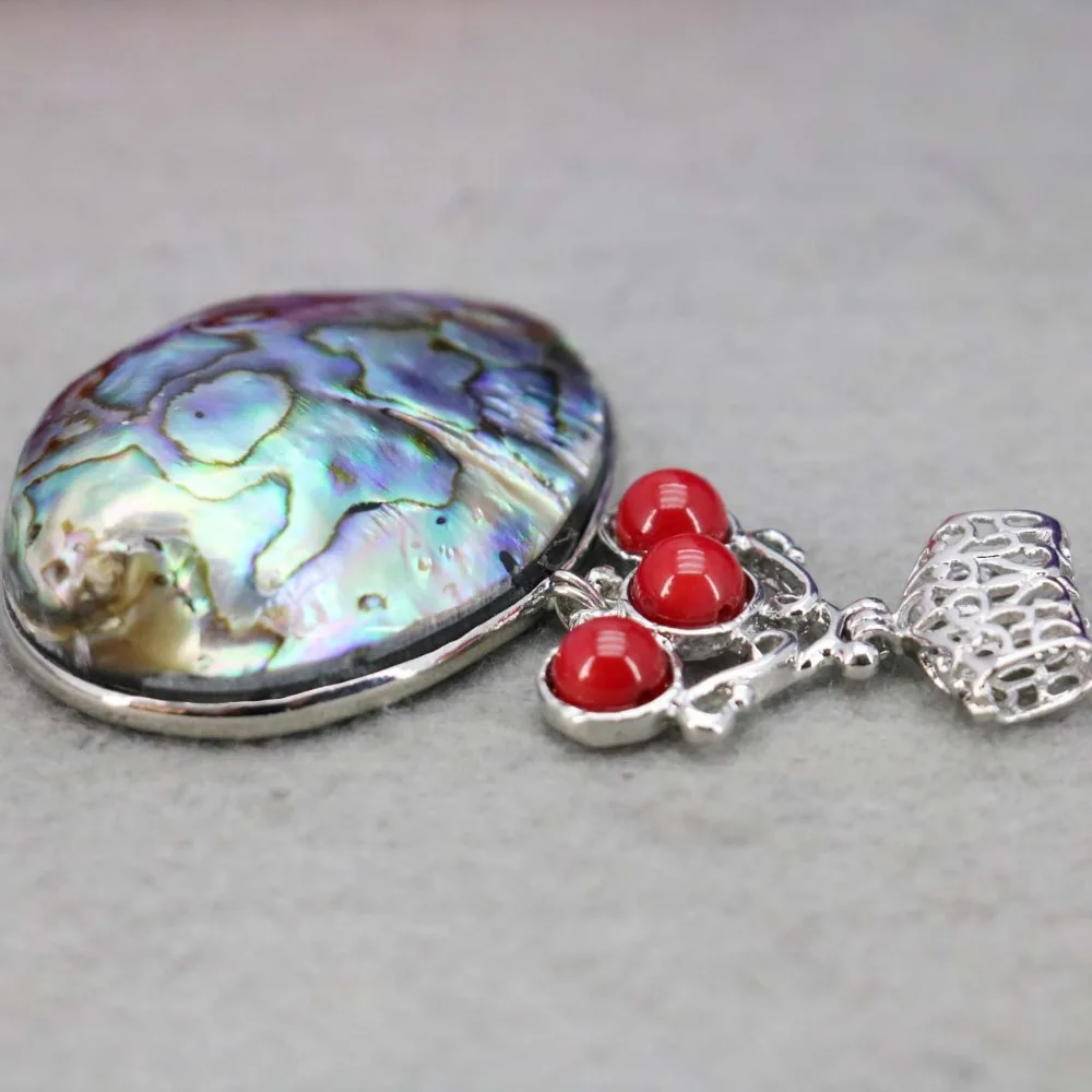 L001 новый морской натуральный цвет ракушки волны красный коралловый кулон из