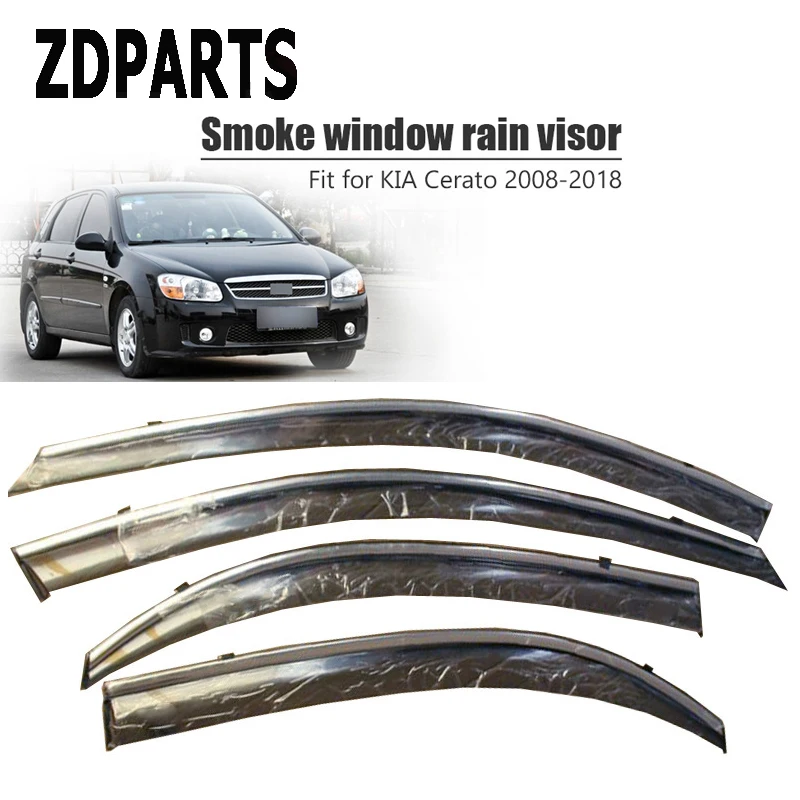 ZDPARTS 4 шт./компл. автомобильный ветрозащитный козырек от дождя и ветра аксессуары