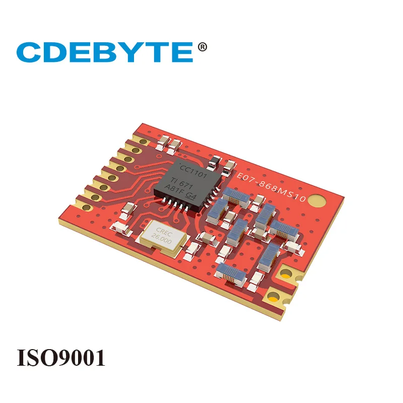 E07-868MS10 CC1101 868 МГц 10 мВт штамп антенна отверстия IoT uhf беспроводной приемопередатчик SMD приемник передатчик 868 МГц CC1101 модуль