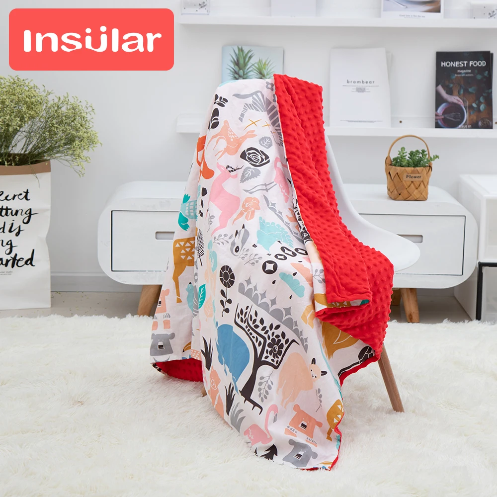 Одеяло для новорожденных 100% хлопок с мультяшным рисунком 158*110 см детское одеяло