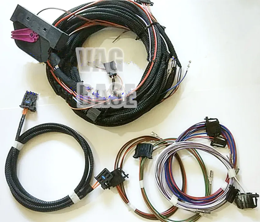 Подключи и работай акустика Установка провода кабеля Жгут MQB Golf 7 MK7 Dynaudio звуковая