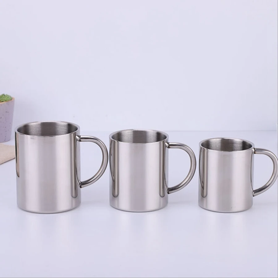 

YINGTOUMAN 2 pcs 220ml,300ml,400ml Pot Outdoor Water Cup Mug for Outdoor Camping Picnic Backpacking Dinnerware Serving Mugs