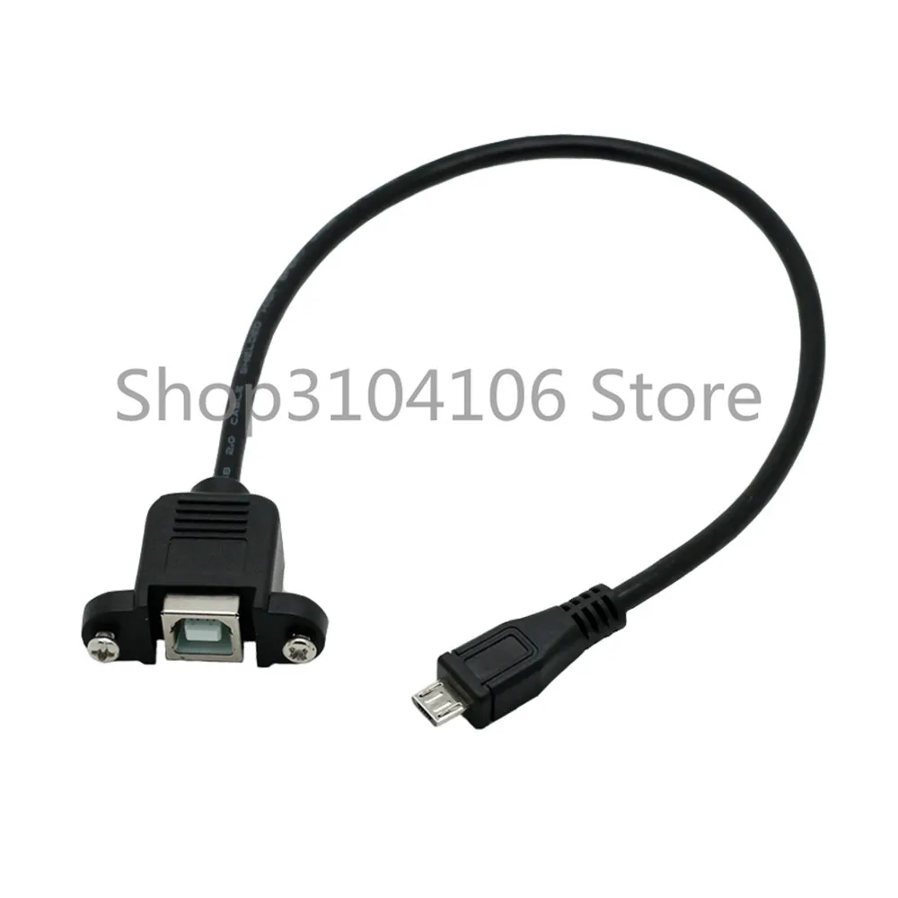 50 см 5Pin Micro USB B Male к USB2.0 Female разъем кабель для передачи данных линейное крепление