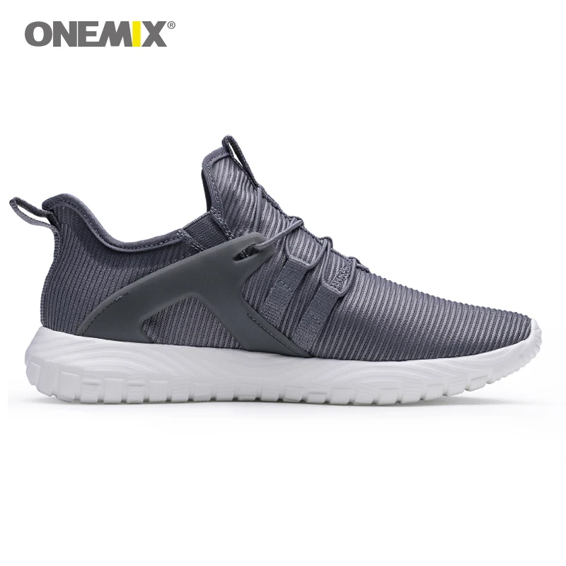 Onemix/дышащая Спортивная обувь для мужчин летние кроссовки ходьбы бега легкие