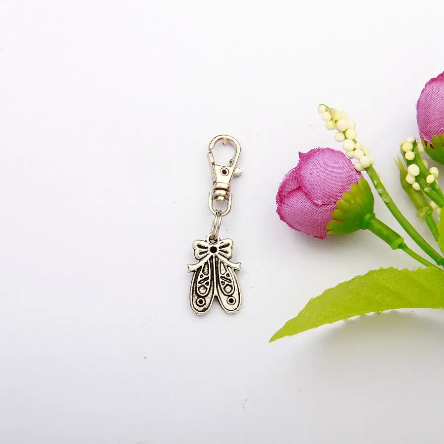 Лидер продаж 50 шт. обувь с серебряной вышивкой из цинкового сплава