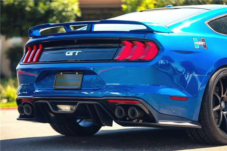 Высококачественный спойлер из АБС пластика для Ford Mustang 2015 2016 2017 черный или белый