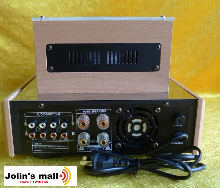 2.0CH Hifi усилитель вакуумной трубки стерео высокой мощности клапан 5Z4P 6N2 усилитель 38x2 Вт Выход AC220