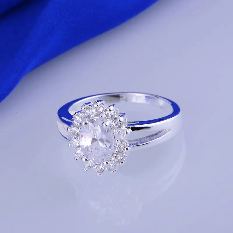 Оптовая продажа кольцо из стерлингового серебра 925 пробы модные ювелирные