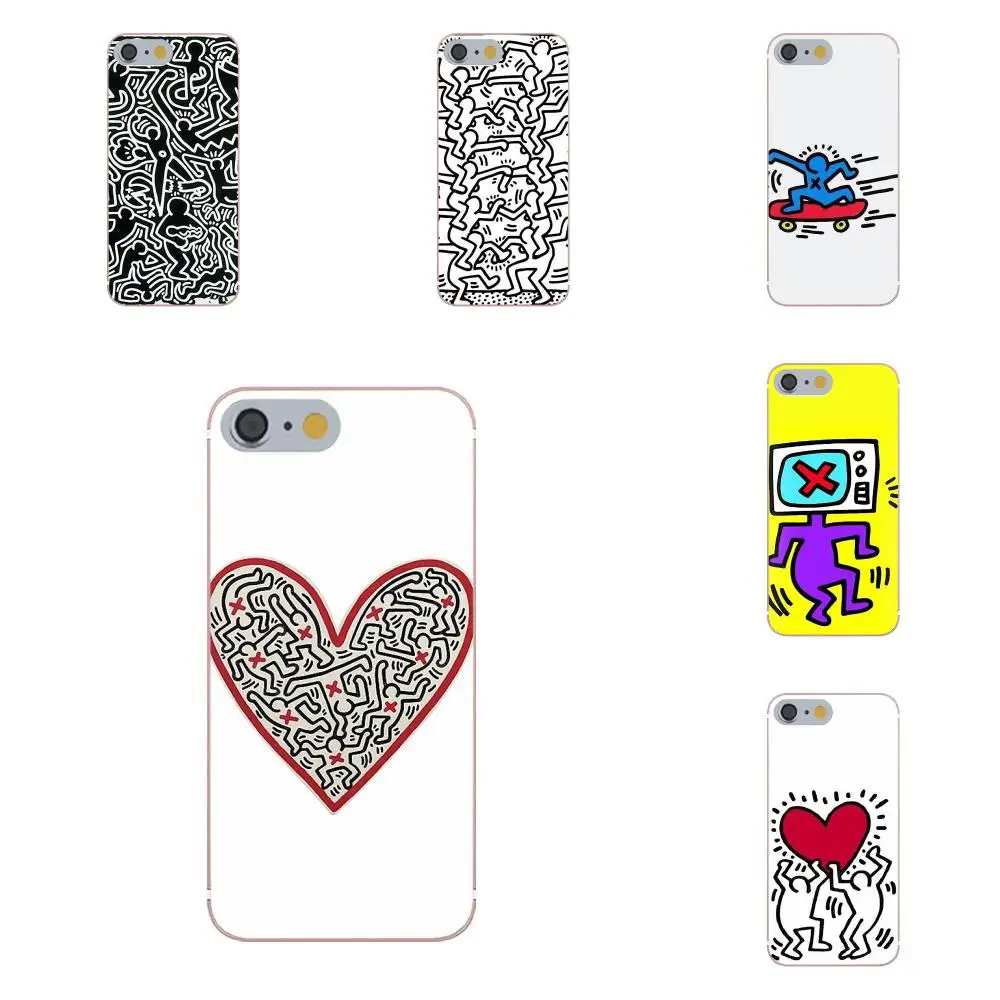 Tpwxnx Keith Haring Art для Sony Xperia Z Z1 Z2 Z3 Z4 Z5 compact Mini Premium M2 M4 M5 T3 E3 E5 XA мягкий модный