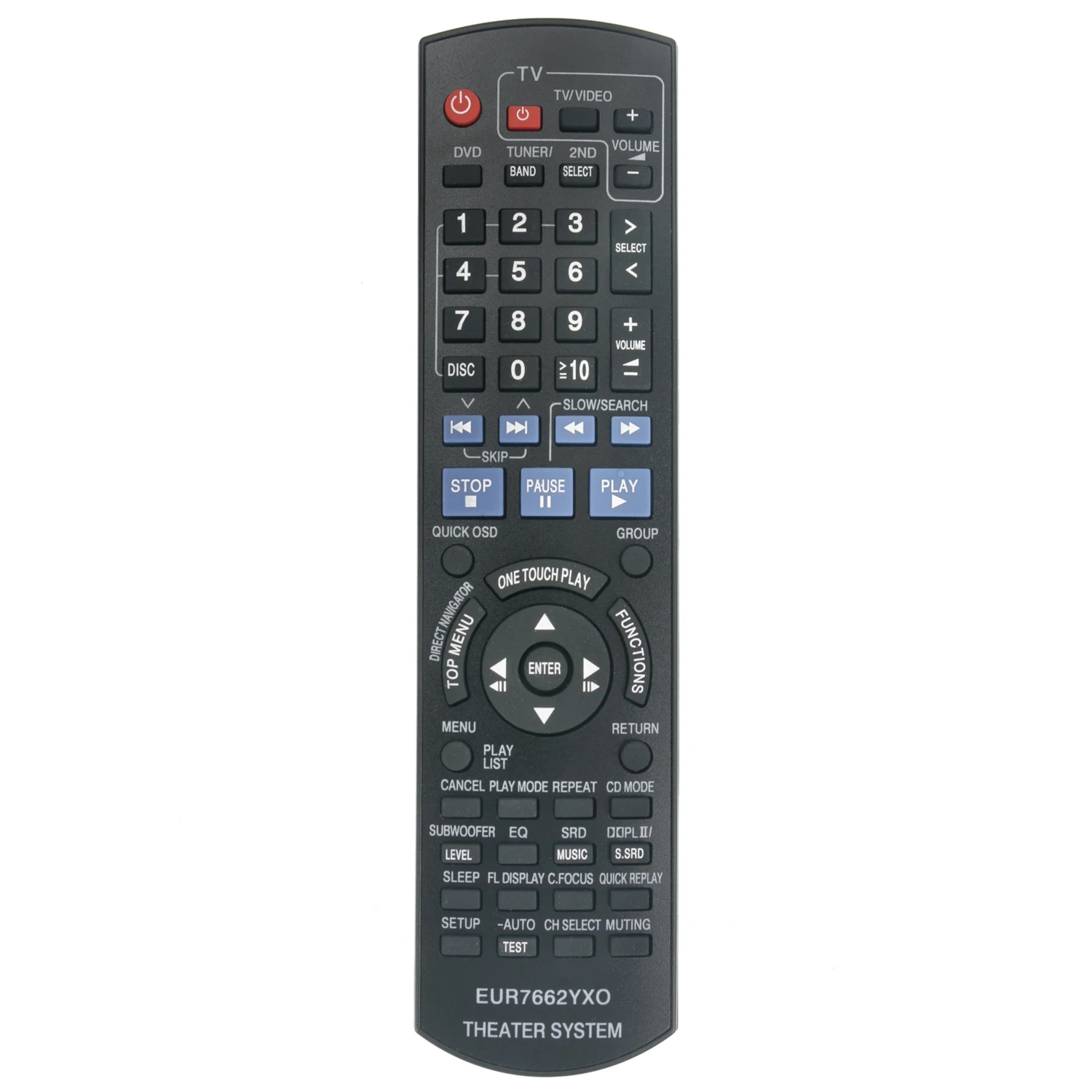 Новый пульт дистанционного управления EUR7662YXO для системы Panasonic DVD кинотеатра SCPT950