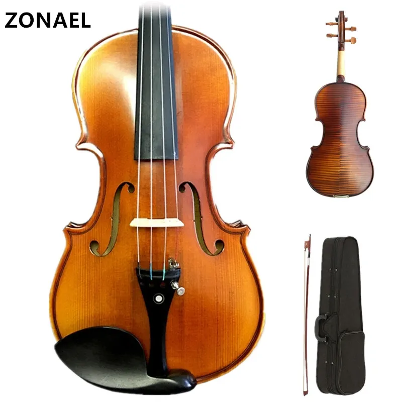 ZONAEL Новый 80S 022 ручной работы профессиональное деревянное Violin4/4 Музыкальные